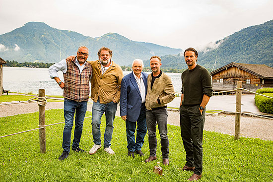 Hans Reisetbauer & Tom Wallmann & Eckart Witzigmann & Maximilian Brückner & Stephan Luca  (©Foto: Johann Sturz)
